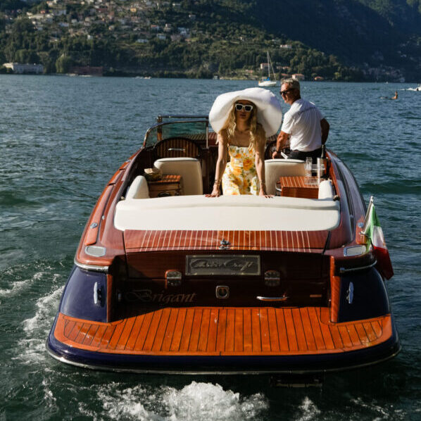 private full day boat tourin lake como